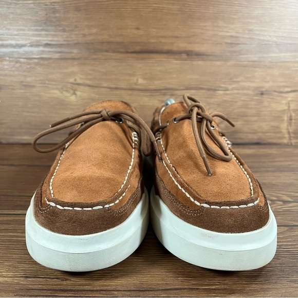 Cole Haan Grandpro Rally Brown Suede Moccasins Slippers Men’s Size 10 - Picture 8 of 11